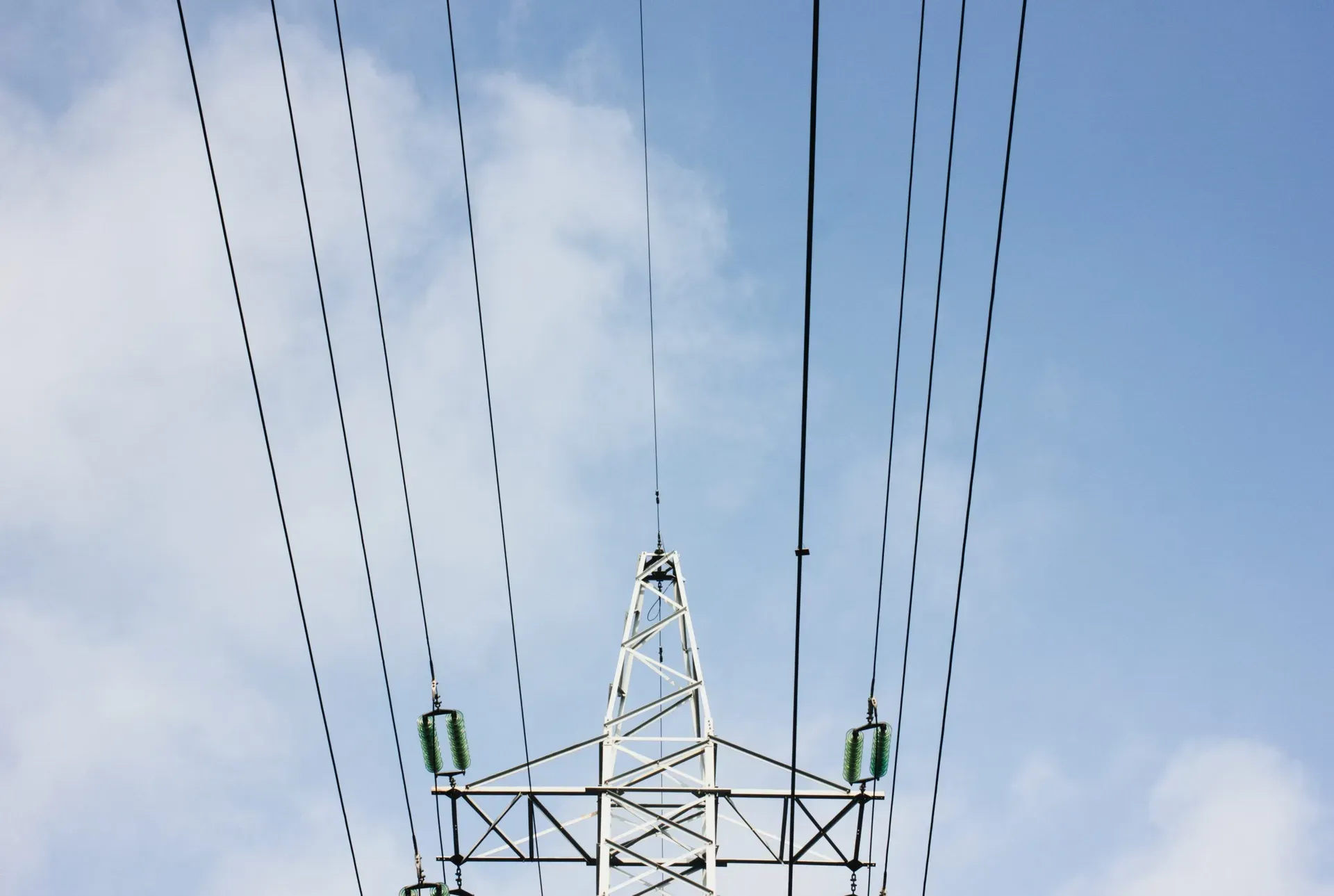 GB frequency response markets blue sky pylon electricity