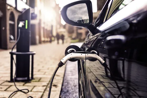 Electric car is changing on street parking in UK